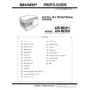 Sharp AR-203 (serv.man10) Service Manual / Parts Guide