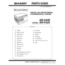 Sharp AR-203 (serv.man6) Service Manual / Parts Guide
