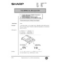 Sharp AR-205 (serv.man144) Service Manual / Technical Bulletin