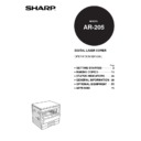 Sharp AR-205 (serv.man26) User Manual / Operation Manual