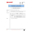 Sharp AR-205 (serv.man86) Service Manual / Technical Bulletin