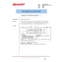 Sharp AR-206 (serv.man31) Service Manual / Technical Bulletin
