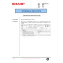Sharp AR-206 (serv.man84) Service Manual / Technical Bulletin