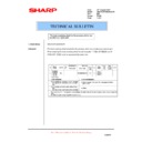 Sharp AR-235 (serv.man79) Service Manual / Technical Bulletin