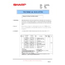 Sharp AR-250 (serv.man21) Service Manual / Technical Bulletin