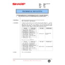 Sharp AR-250 (serv.man37) Service Manual / Technical Bulletin