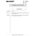 Sharp AR-280 (serv.man157) Service Manual / Technical Bulletin