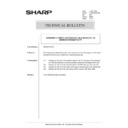 Sharp AR-285 (serv.man166) Service Manual / Technical Bulletin