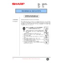 Sharp AR-285 (serv.man71) Service Manual / Technical Bulletin