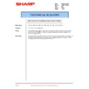 Sharp AR-287 (serv.man21) Service Manual / Technical Bulletin