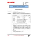 Sharp AR-337 (serv.man39) Service Manual / Technical Bulletin