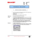 Sharp AR-405 (serv.man100) Service Manual / Technical Bulletin