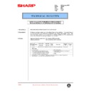 Sharp AR-405 (serv.man78) Service Manual / Technical Bulletin