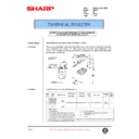 Sharp AR-407 (serv.man73) Service Manual / Technical Bulletin