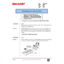 Sharp AR-505 (serv.man101) Service Manual / Technical Bulletin