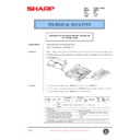 Sharp AR-505 (serv.man107) Service Manual / Technical Bulletin