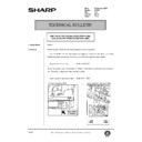 Sharp AR-505 (serv.man111) Service Manual / Technical Bulletin