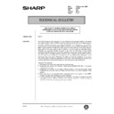 Sharp AR-505 (serv.man118) Service Manual / Technical Bulletin