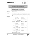 Sharp AR-505 (serv.man122) Service Manual / Technical Bulletin