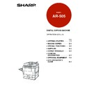 ar-505 (serv.man15) user manual / operation manual