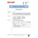 Sharp AR-505 (serv.man52) Service Manual / Technical Bulletin