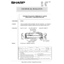Sharp AR-5132 (serv.man100) Service Manual / Technical Bulletin