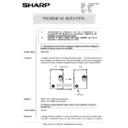 Sharp AR-5132 (serv.man71) Service Manual / Technical Bulletin