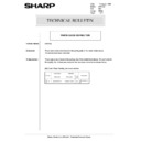 Sharp AR-5132 (serv.man76) Service Manual / Technical Bulletin