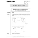 Sharp AR-5132 (serv.man85) Service Manual / Technical Bulletin