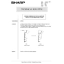 Sharp AR-5132 (serv.man86) Service Manual / Technical Bulletin