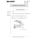 Sharp AR-5132 (serv.man87) Service Manual / Technical Bulletin