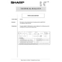 Sharp AR-5132 (serv.man91) Service Manual / Technical Bulletin