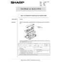 Sharp AR-5132 (serv.man93) Service Manual / Technical Bulletin