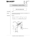 Sharp AR-5132 (serv.man94) Service Manual / Technical Bulletin