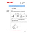 Sharp AR-651 (serv.man33) Service Manual / Technical Bulletin