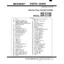 Sharp AR-C150 (serv.man6) Service Manual / Parts Guide