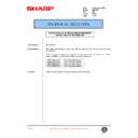 Sharp AR-C150 (serv.man66) Service Manual / Technical Bulletin