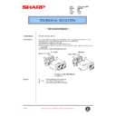 Sharp AR-C150 (serv.man67) Service Manual / Technical Bulletin