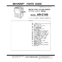 Sharp AR-C160 (serv.man6) Service Manual / Parts Guide