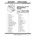 Sharp AR-C172M (serv.man18) Service Manual / Parts Guide