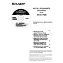 Sharp AR-C172M (serv.man20) User Manual / Operation Manual