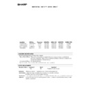 Sharp AR-C250 (serv.man100) Service Manual / Technical Bulletin