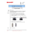 Sharp AR-C260 (serv.man62) Service Manual / Technical Bulletin