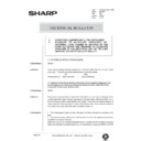 Sharp AR-DE1 (serv.man16) Service Manual / Technical Bulletin
