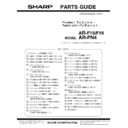 Sharp AR-F15 (serv.man8) Service Manual / Parts Guide