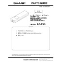Sharp AR-FX5 (serv.man4) Service Manual / Parts Guide