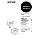 Sharp AR-M160 (serv.man18) User Manual / Operation Manual