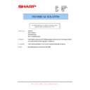 Sharp AR-M160 (serv.man52) Service Manual / Technical Bulletin