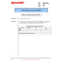 Sharp AR-M160 (serv.man80) Service Manual / Technical Bulletin