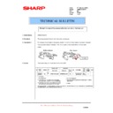 Sharp AR-M236 (serv.man74) Service Manual / Technical Bulletin